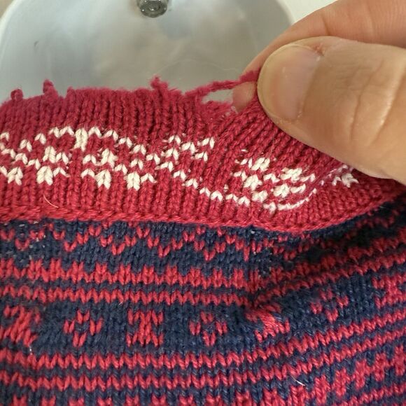 NWT Vintage Lady Pinnacle Nordic Christmas Cardigan Sweater Womens Large - Picture 9 of 14